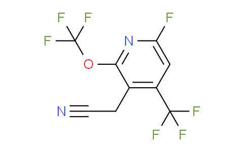 AM169043 | 1806260-11-6 | 6-Fluoro-2-(trifluoromethoxy)-4-(trifluoromethyl)pyridine-3-acetonitrile