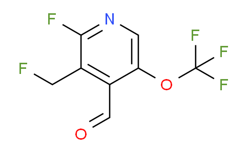 2-Fluoro-3-(fluoromethyl)-5-(trifluoromethoxy)pyridine-4-carboxaldehyde