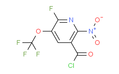 2-Fluoro-6-nitro-3-(trifluoromethoxy)pyridine-5-carbonyl chloride