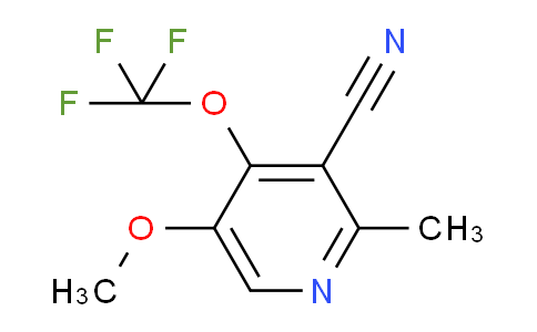 3-Cyano-5-methoxy-2-methyl-4-(trifluoromethoxy)pyridine