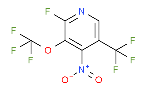 2-Fluoro-4-nitro-3-(trifluoromethoxy)-5-(trifluoromethyl)pyridine