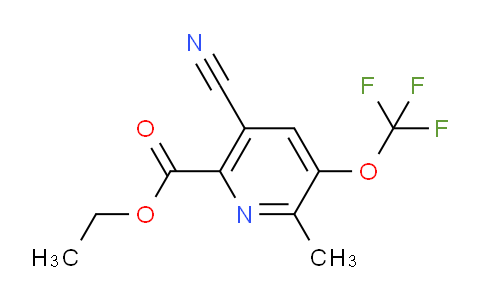 AM169104 | 1806242-86-3 | Ethyl 5-cyano-2-methyl-3-(trifluoromethoxy)pyridine-6-carboxylate