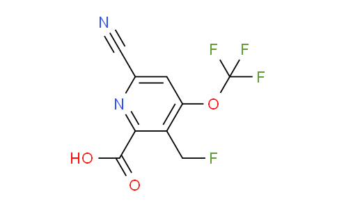 AM169119 | 1804348-39-7 | 6-Cyano-3-(fluoromethyl)-4-(trifluoromethoxy)pyridine-2-carboxylic acid