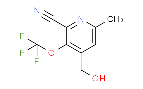 2-Cyano-6-methyl-3-(trifluoromethoxy)pyridine-4-methanol