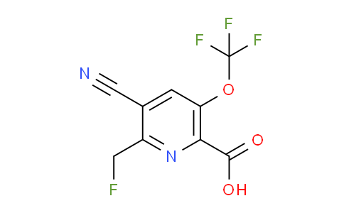 3-Cyano-2-(fluoromethyl)-5-(trifluoromethoxy)pyridine-6-carboxylic acid