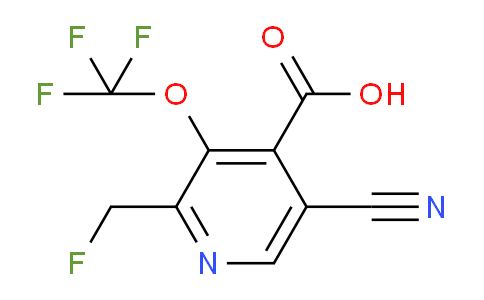 AM169137 | 1804320-01-1 | 5-Cyano-2-(fluoromethyl)-3-(trifluoromethoxy)pyridine-4-carboxylic acid