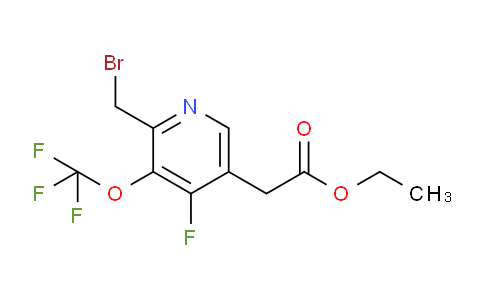AM169143 | 1804308-71-1 | Ethyl 2-(bromomethyl)-4-fluoro-3-(trifluoromethoxy)pyridine-5-acetate
