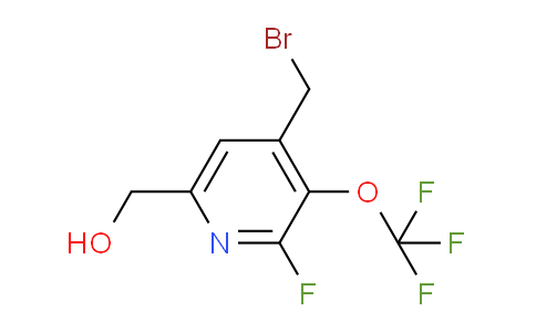 4-(Bromomethyl)-2-fluoro-3-(trifluoromethoxy)pyridine-6-methanol