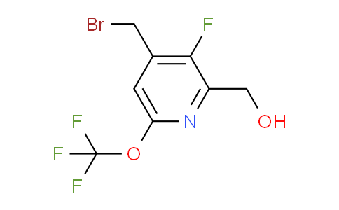 4-(Bromomethyl)-3-fluoro-6-(trifluoromethoxy)pyridine-2-methanol