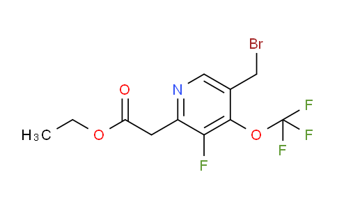 Ethyl 5-(bromomethyl)-3-fluoro-4-(trifluoromethoxy)pyridine-2-acetate