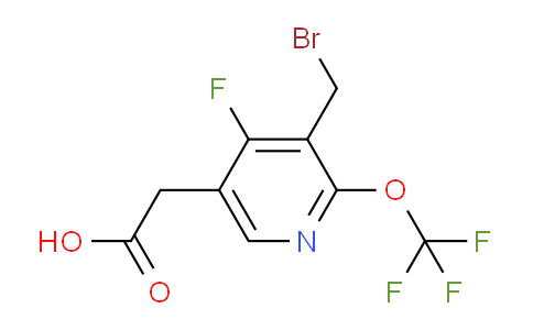 3-(Bromomethyl)-4-fluoro-2-(trifluoromethoxy)pyridine-5-acetic acid