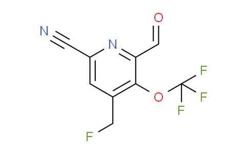 6-Cyano-4-(fluoromethyl)-3-(trifluoromethoxy)pyridine-2-carboxaldehyde