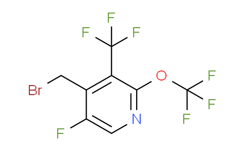 4-(Bromomethyl)-5-fluoro-2-(trifluoromethoxy)-3-(trifluoromethyl)pyridine