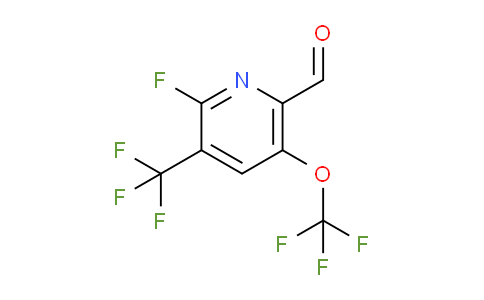 AM169195 | 1804759-22-5 | 2-Fluoro-5-(trifluoromethoxy)-3-(trifluoromethyl)pyridine-6-carboxaldehyde