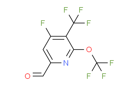 AM169215 | 1804766-82-2 | 4-Fluoro-2-(trifluoromethoxy)-3-(trifluoromethyl)pyridine-6-carboxaldehyde