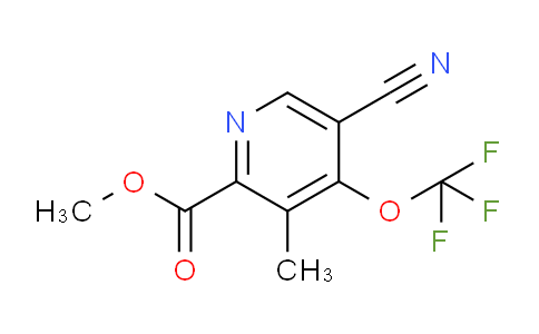 Methyl 5-cyano-3-methyl-4-(trifluoromethoxy)pyridine-2-carboxylate