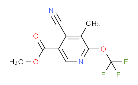 Methyl 4-cyano-3-methyl-2-(trifluoromethoxy)pyridine-5-carboxylate