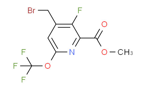 AM169235 | 1804748-56-8 | Methyl 4-(bromomethyl)-3-fluoro-6-(trifluoromethoxy)pyridine-2-carboxylate