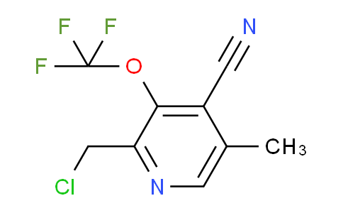 2-(Chloromethyl)-4-cyano-5-methyl-3-(trifluoromethoxy)pyridine