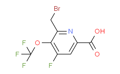 AM169261 | 1806731-40-7 | 2-(Bromomethyl)-4-fluoro-3-(trifluoromethoxy)pyridine-6-carboxylic acid