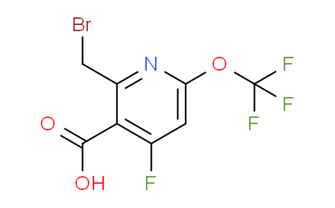 2-(Bromomethyl)-4-fluoro-6-(trifluoromethoxy)pyridine-3-carboxylic acid