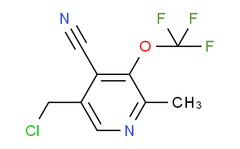 5-(Chloromethyl)-4-cyano-2-methyl-3-(trifluoromethoxy)pyridine