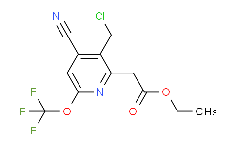 AM169277 | 1804709-30-5 | Ethyl 3-(chloromethyl)-4-cyano-6-(trifluoromethoxy)pyridine-2-acetate
