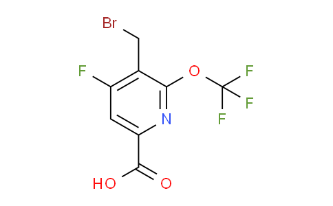 3-(Bromomethyl)-4-fluoro-2-(trifluoromethoxy)pyridine-6-carboxylic acid