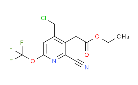AM169285 | 1804709-31-6 | Ethyl 4-(chloromethyl)-2-cyano-6-(trifluoromethoxy)pyridine-3-acetate