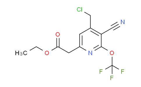 AM169287 | 1803663-64-0 | Ethyl 4-(chloromethyl)-3-cyano-2-(trifluoromethoxy)pyridine-6-acetate