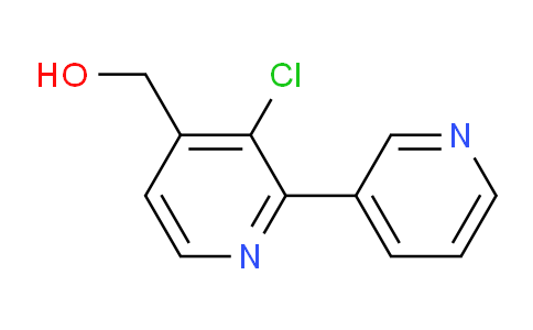 3-Chloro-2-(pyridin-3-yl)pyridine-4-methanol