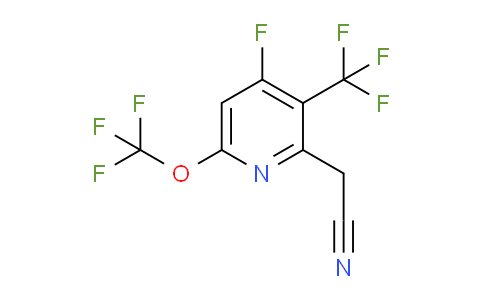 AM169298 | 1804339-20-5 | 4-Fluoro-6-(trifluoromethoxy)-3-(trifluoromethyl)pyridine-2-acetonitrile
