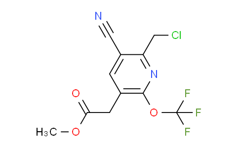 AM169331 | 1804303-83-0 | Methyl 2-(chloromethyl)-3-cyano-6-(trifluoromethoxy)pyridine-5-acetate