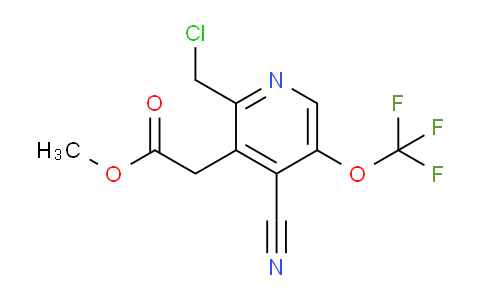 AM169333 | 1804657-14-4 | Methyl 2-(chloromethyl)-4-cyano-5-(trifluoromethoxy)pyridine-3-acetate