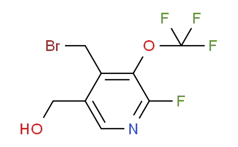 4-(Bromomethyl)-2-fluoro-3-(trifluoromethoxy)pyridine-5-methanol