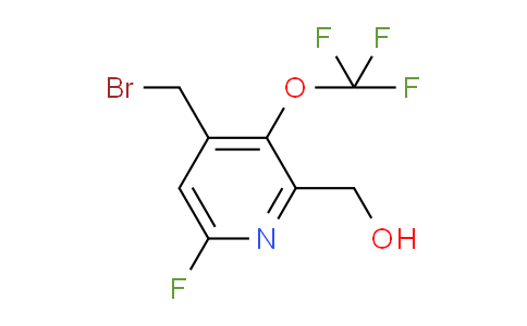 4-(Bromomethyl)-6-fluoro-3-(trifluoromethoxy)pyridine-2-methanol