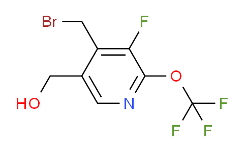 4-(Bromomethyl)-3-fluoro-2-(trifluoromethoxy)pyridine-5-methanol