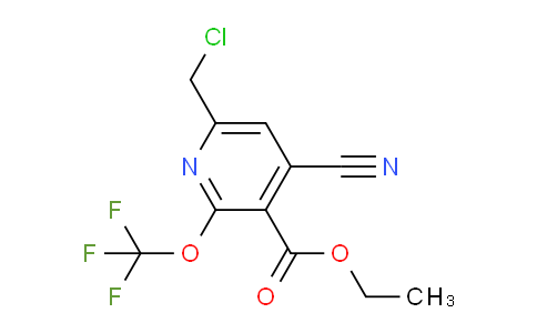 AM169359 | 1804811-78-6 | Ethyl 6-(chloromethyl)-4-cyano-2-(trifluoromethoxy)pyridine-3-carboxylate