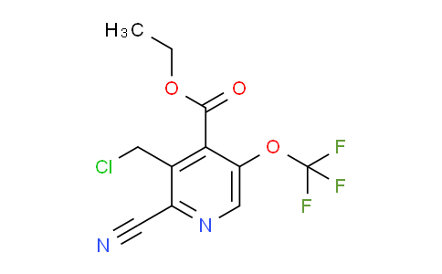 AM169370 | 1804303-28-3 | Ethyl 3-(chloromethyl)-2-cyano-5-(trifluoromethoxy)pyridine-4-carboxylate