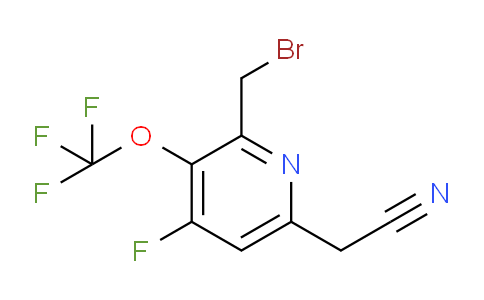 AM169384 | 1804747-23-6 | 2-(Bromomethyl)-4-fluoro-3-(trifluoromethoxy)pyridine-6-acetonitrile