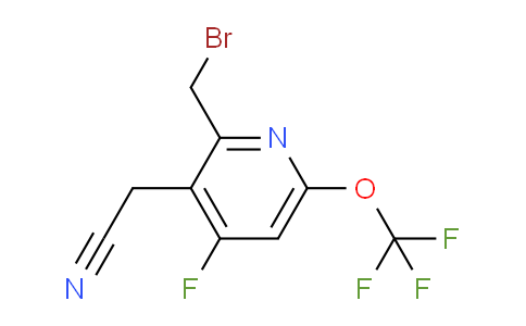 AM169385 | 1806735-65-8 | 2-(Bromomethyl)-4-fluoro-6-(trifluoromethoxy)pyridine-3-acetonitrile