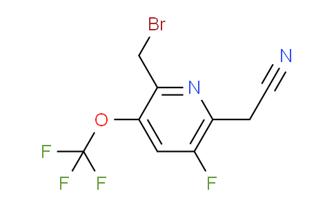 AM169387 | 1803686-67-0 | 2-(Bromomethyl)-5-fluoro-3-(trifluoromethoxy)pyridine-6-acetonitrile