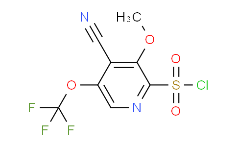 AM169389 | 1804401-02-2 | 4-Cyano-3-methoxy-5-(trifluoromethoxy)pyridine-2-sulfonyl chloride