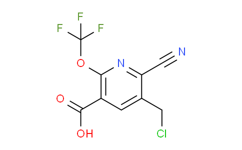 3-(Chloromethyl)-2-cyano-6-(trifluoromethoxy)pyridine-5-carboxylic acid