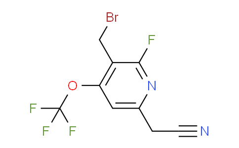 AM169393 | 1804760-85-7 | 3-(Bromomethyl)-2-fluoro-4-(trifluoromethoxy)pyridine-6-acetonitrile