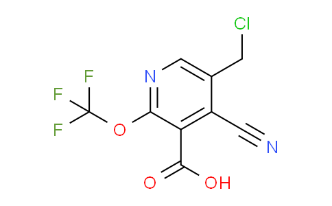 5-(Chloromethyl)-4-cyano-2-(trifluoromethoxy)pyridine-3-carboxylic acid