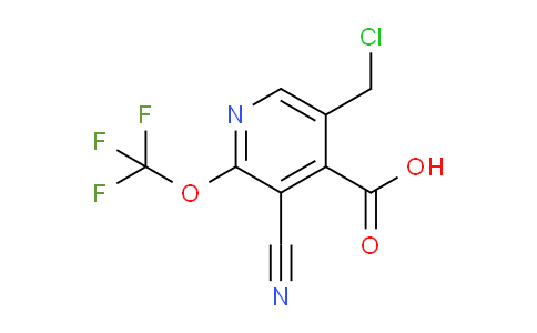 AM169395 | 1804738-31-5 | 5-(Chloromethyl)-3-cyano-2-(trifluoromethoxy)pyridine-4-carboxylic acid