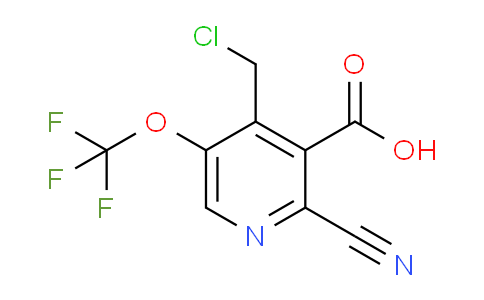 AM169398 | 1803928-60-0 | 4-(Chloromethyl)-2-cyano-5-(trifluoromethoxy)pyridine-3-carboxylic acid