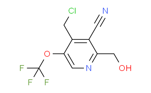 4-(Chloromethyl)-3-cyano-5-(trifluoromethoxy)pyridine-2-methanol