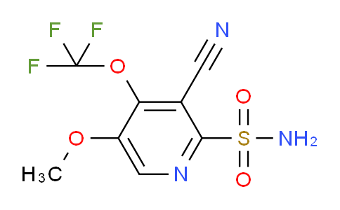 3-Cyano-5-methoxy-4-(trifluoromethoxy)pyridine-2-sulfonamide